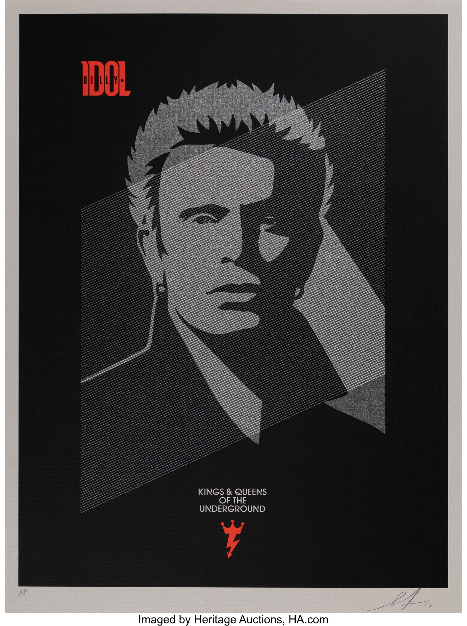 Shepard Fairey (b. 1970) Billy Idol | Kings and (1 of 1)
