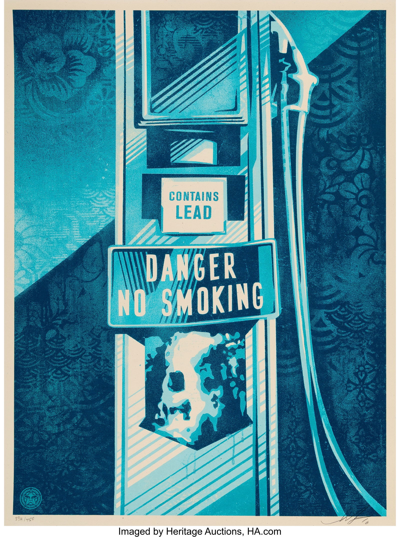 Shepard Fairey (b. 1970) Danger No Smoking, 2016 (1 of 1)