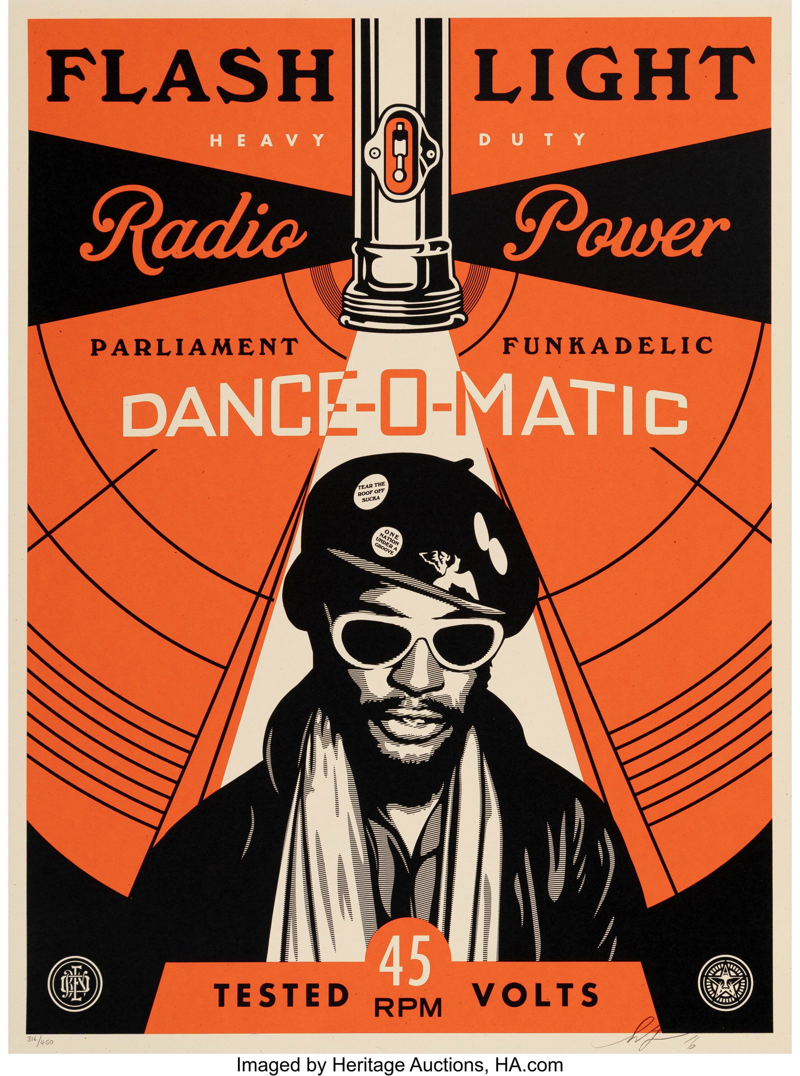 Shepard Fairey (b. 1970) George Clinton Flash Li (1 of 1)