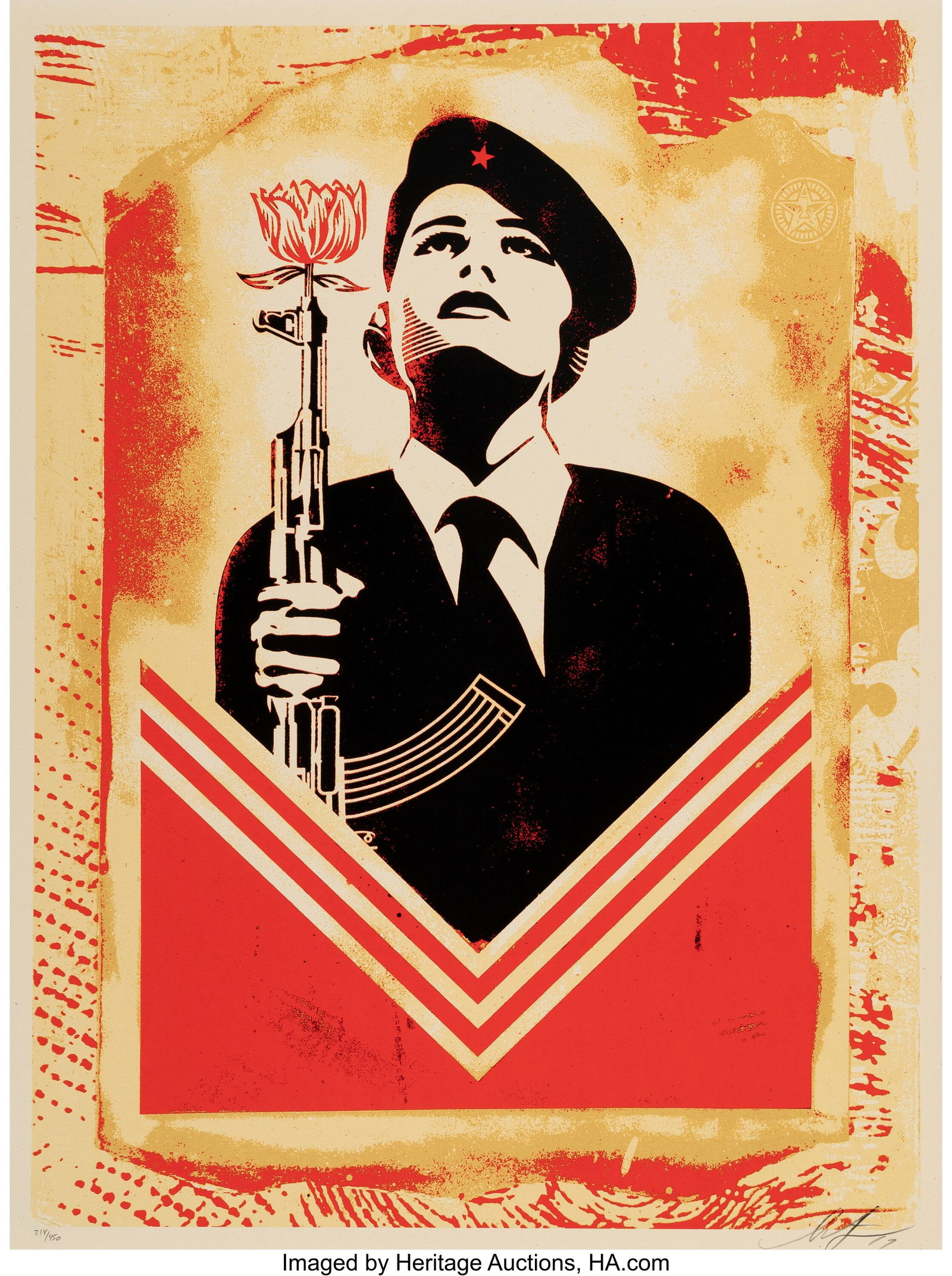 Shepard Fairey (b. 1970) Peace Guard 2 Stencil ( (1 of 1)
