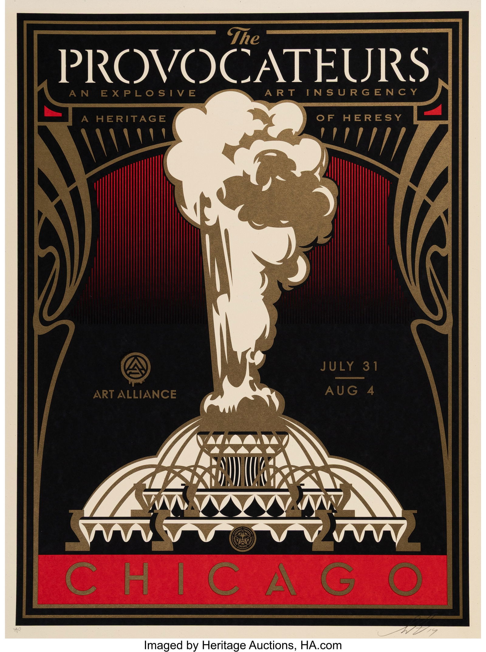 Shepard Fairey (b. 1970) Provocateurs (Black), 2 (1 of 1)