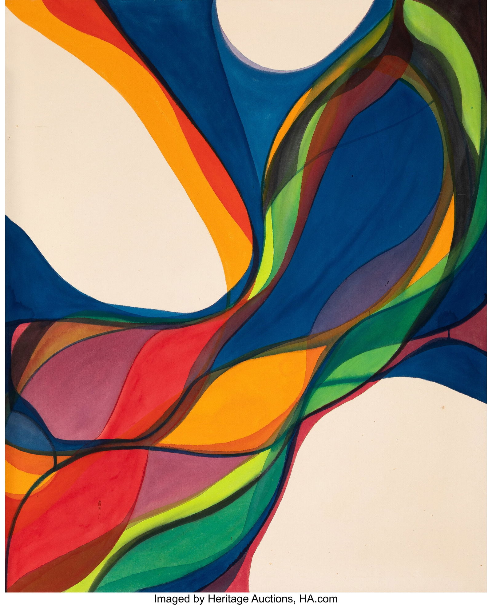 Willem De Looper (1932-2009) Hot Box Cable, 1966: Willem De Looper (1932-2009) Hot Box Cable, 1966 Oil on canvas 56-1/2 x 46 inches (143.5 x 116.8 cm) Signed on the reverse: De looper Property from th