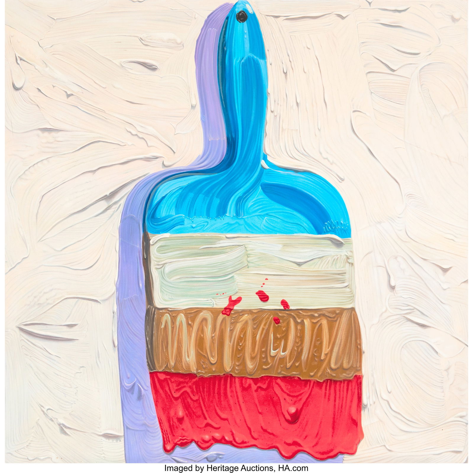 Bill Wilson (1931-2013) Paint Brush, 1978 Oil on (1 of 3)