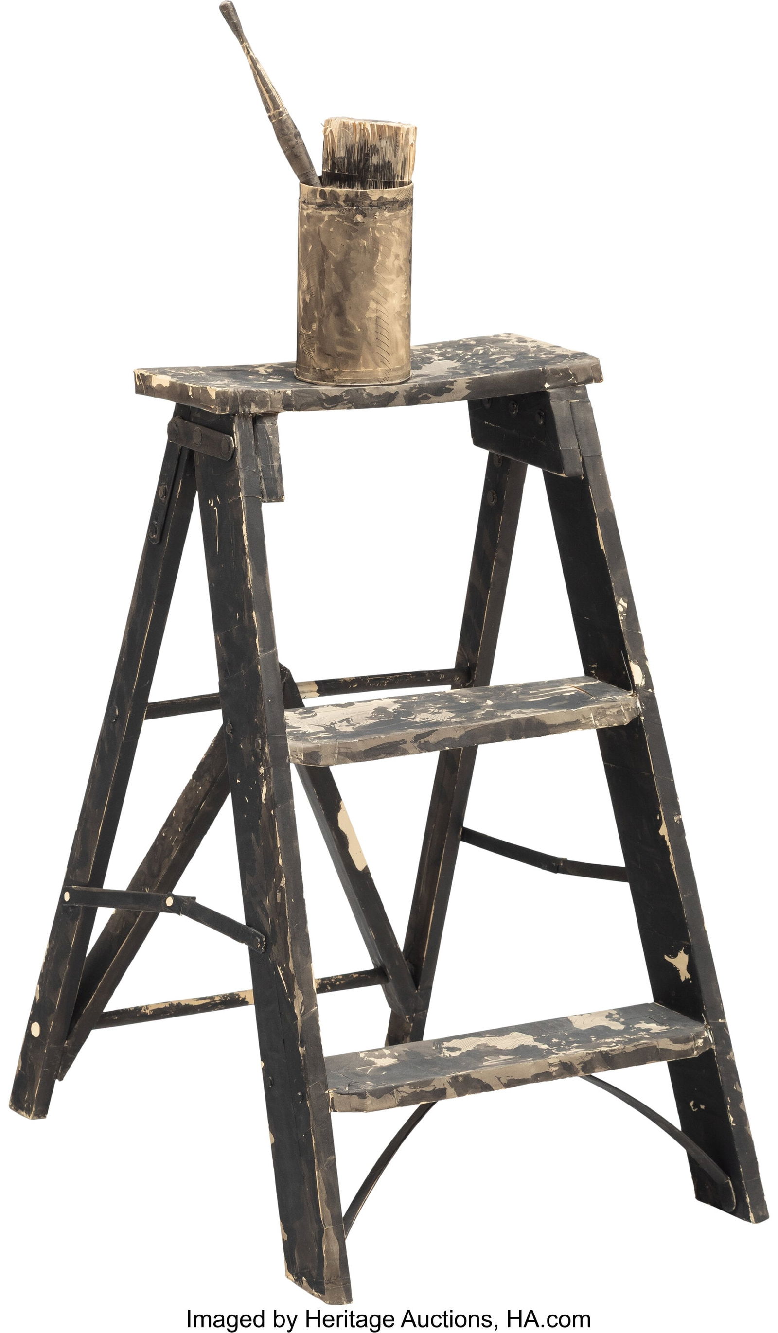 Pier Gustafson (b. 1956) Step Ladder with Paint (1 of 3)