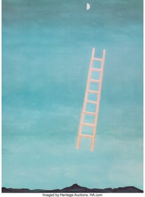 36032: After Georgia O'Keeffe (1887-1986) Ladder to the
