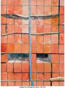 36033: Marian Van Landingham (b. 1937) Brickscape, 1982