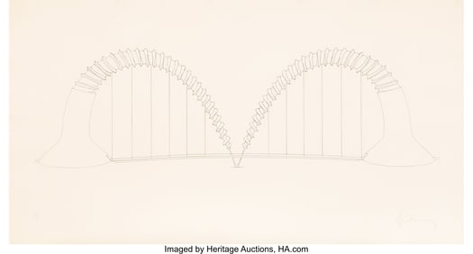 36038: Claes Oldenburg (1929-2022) Screwarch Bridge (St