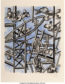 36046: Fernand Leger (1881-1955) Les Constructeurs, 195