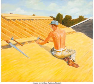 36048: Greg Drasler (b. 1952) Roofer from Jobs in Heave