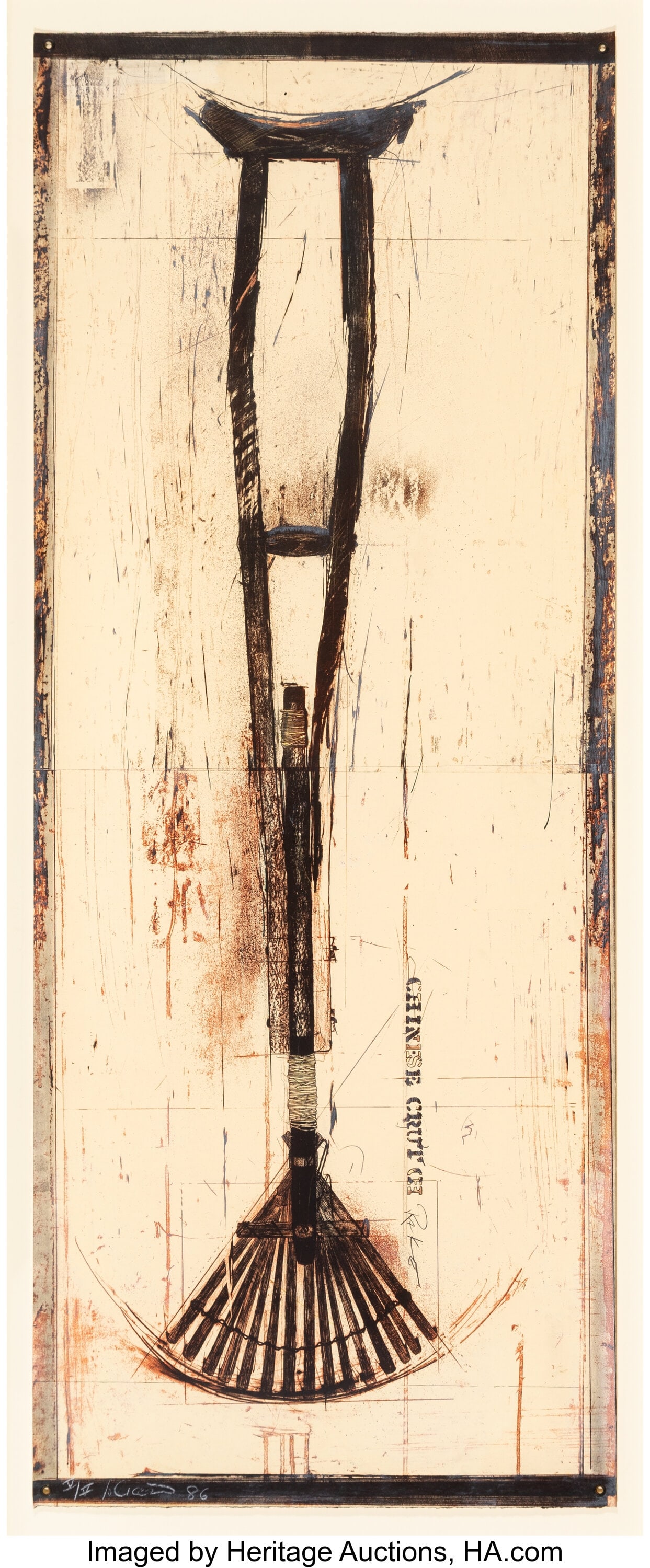 Patrick LoCicero (b. 1959) Chinese Crutch Rake, (1 of 3)