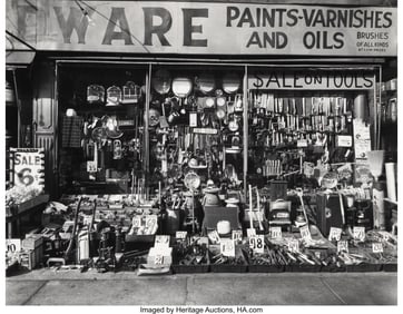 36113: Berenice Abbott (1898-1991) Hardware Store, 1938
