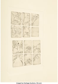 36126: Nacy Reinke (1931-2009) Minimal Window, 1983 Etc