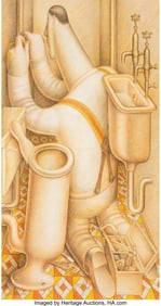 36133: Roy Carruthers (1938-2013) The Plumber, 1981 Col
