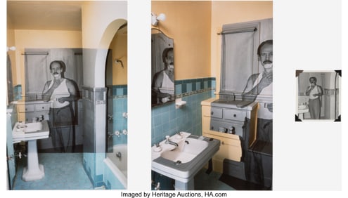 36134: Gillian Brown (20th Century) Untitled (Bathroom)