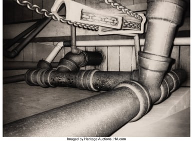 36137: Mel Rosas (b. 1950) Drainage, 1978 Charcoal and