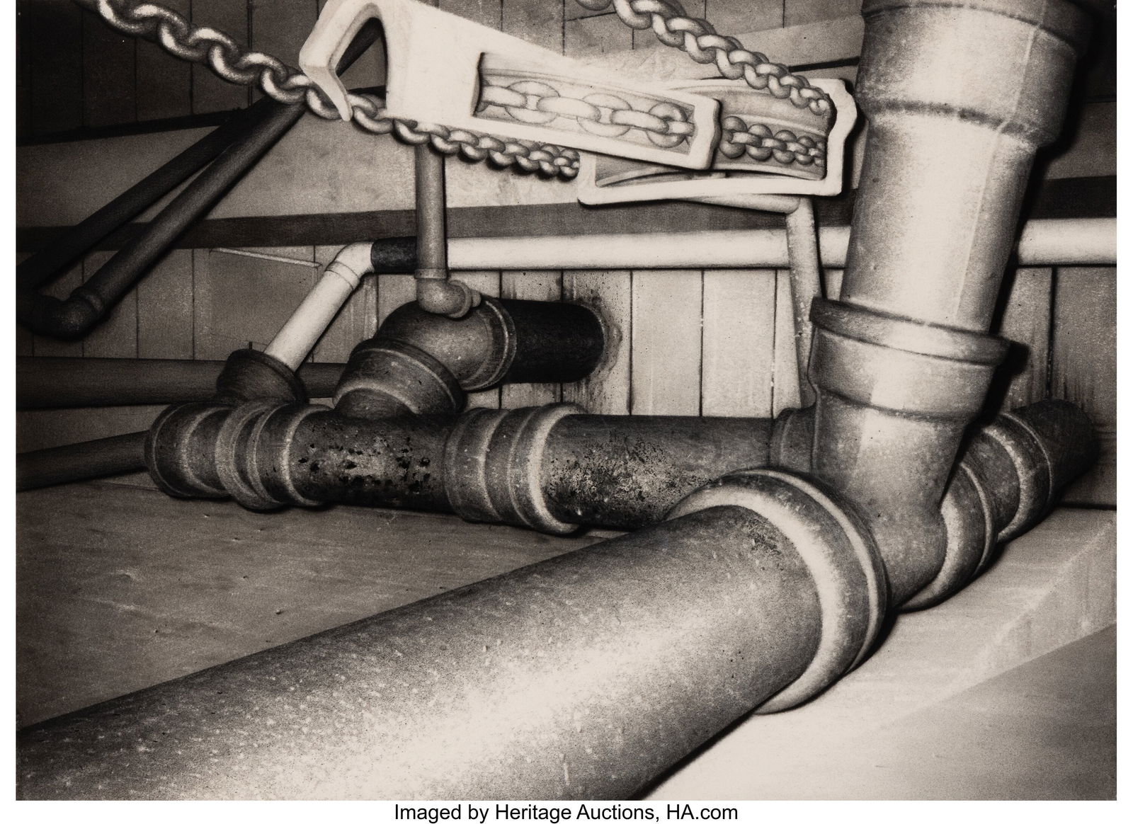 Mel Rosas (b. 1950) Drainage, 1978 Charcoal and (1 of 2)