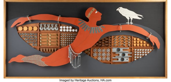 36143: Maria Josephy (b. 1933) Prometheus, 1980 Mixed m