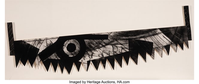 36148: Oleg Kudryashov (1932-2022) Two-Hand Saw, 1979 D