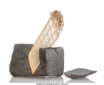 36150: John Mansfield (b. 1943) Zen Saw II, 1986 Rock,