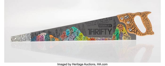 36156: Howard Finster (1916-2001) Mountains of People U