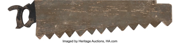 36169: American School (19th Century) Trade Sign, circa