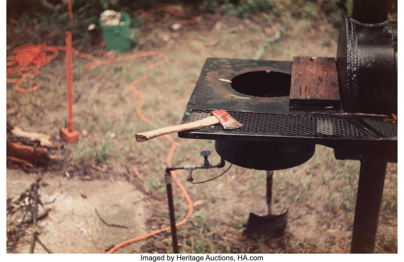 William Eggleston (b. 1939) Near the River at Gr: William Eggleston (b. 1939) Near the River at Greenville, Mississippi, 1986 Dye coupler print 13 x 19-1/2 inches (33.0 x 49.5 cm) (sight&r