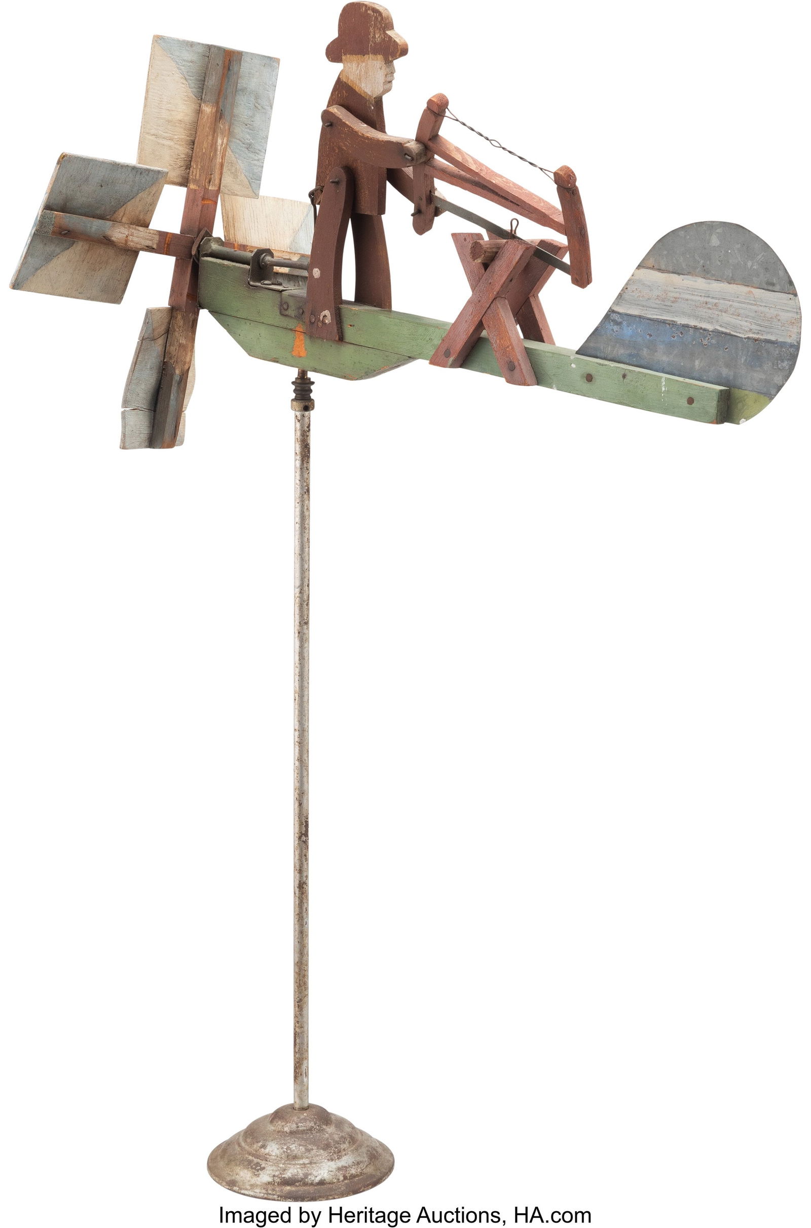 Unknown Artist (20th Century) Whirligig Wood, me (1 of 3)