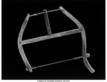 36215: Hans Namuth (1915-1990) Bow Saw, 1975 Gelatin si