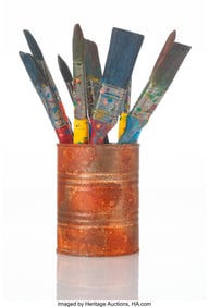 36222: David Furman (b. 1945) Paint Brush Bouquet, 1989