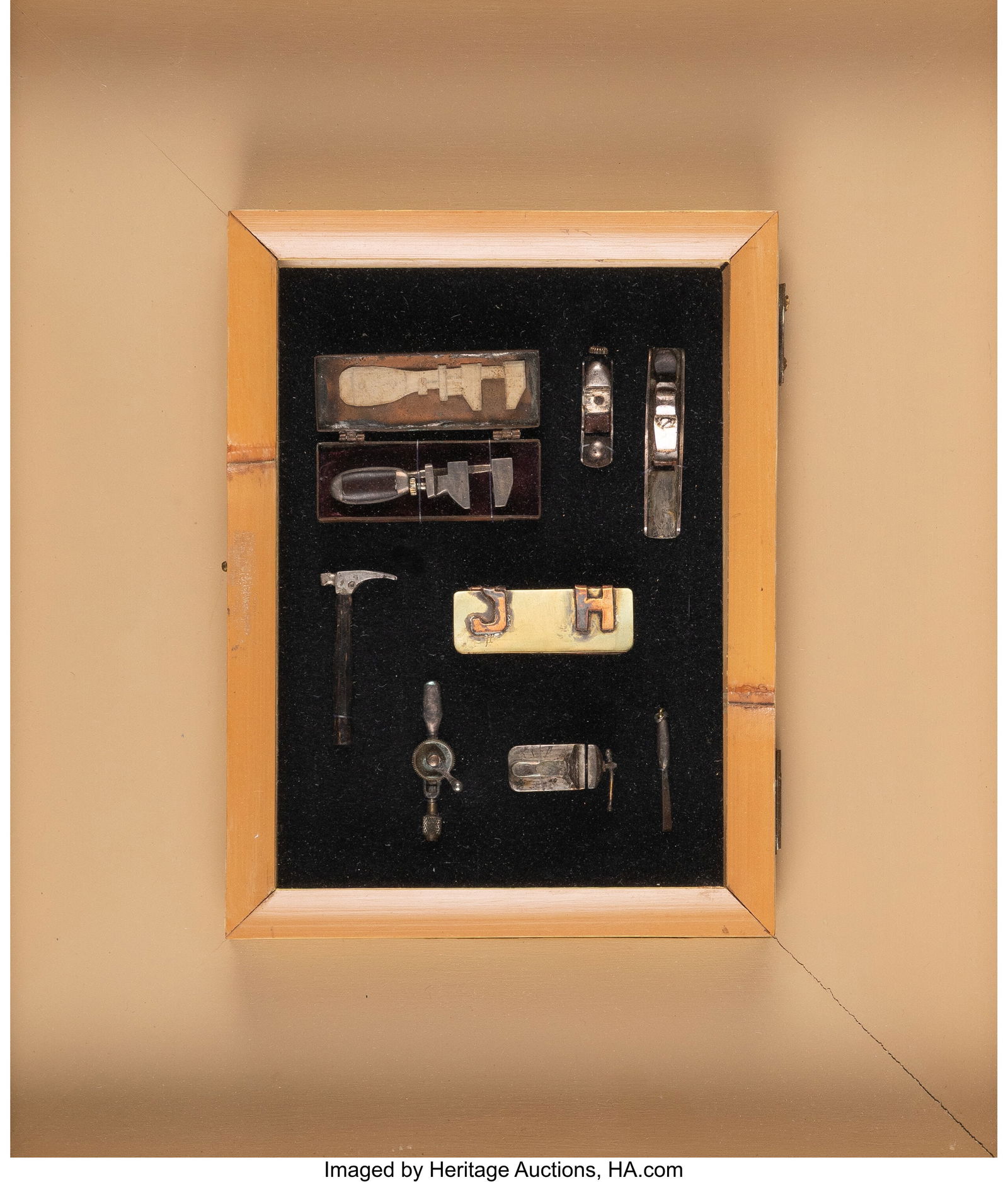 Harry J. Holt (1915-1987) Silver/Wood Miniature (1 of 3)