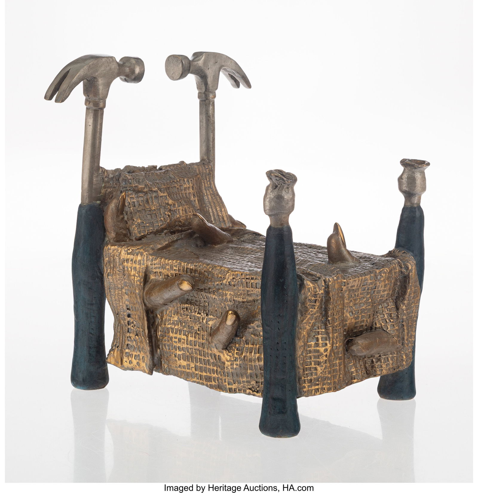 Leah Poller (b. 1942) Bed of Nails, 1993 Patinat (1 of 5)