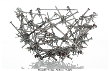 36269: Gyongy Laky (b. 1944) Industrial Prunings, circa