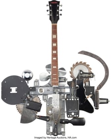 36282: Ken Butler (b. 1948) Saw Blades/Scythe/Guitar, 1