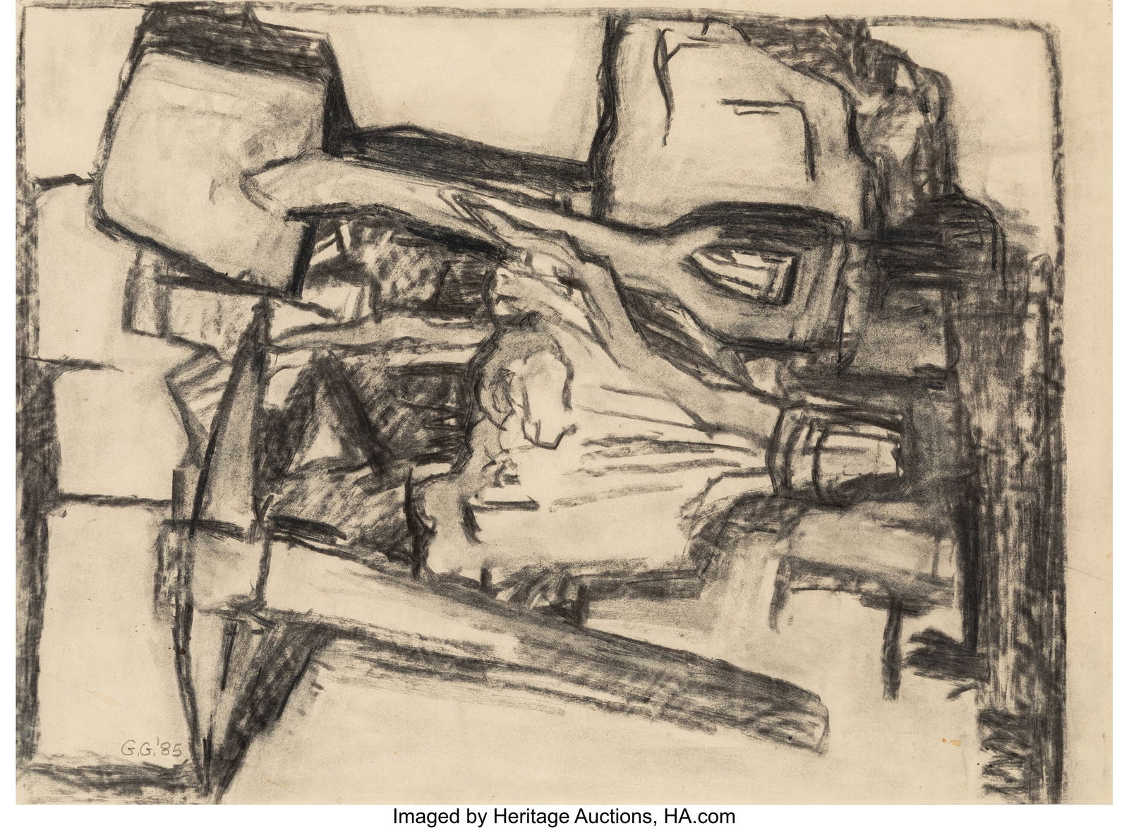 Guy Goodwin (b. 1940) Untitled (Pickaxe/Shovel/F (1 of 3)