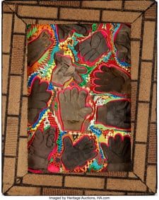 36294: Fred Gutzeit (b. 1940) Glove Box, 1982 Asphalt s