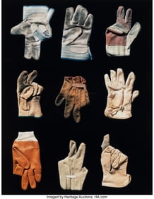 36295: Geof Kern (b. 1950) Workglove Numbers, 1992 Dye