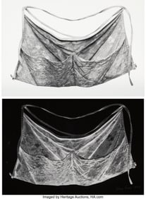 36303: Hilary French (b. 1958) Positive/Negative Apron