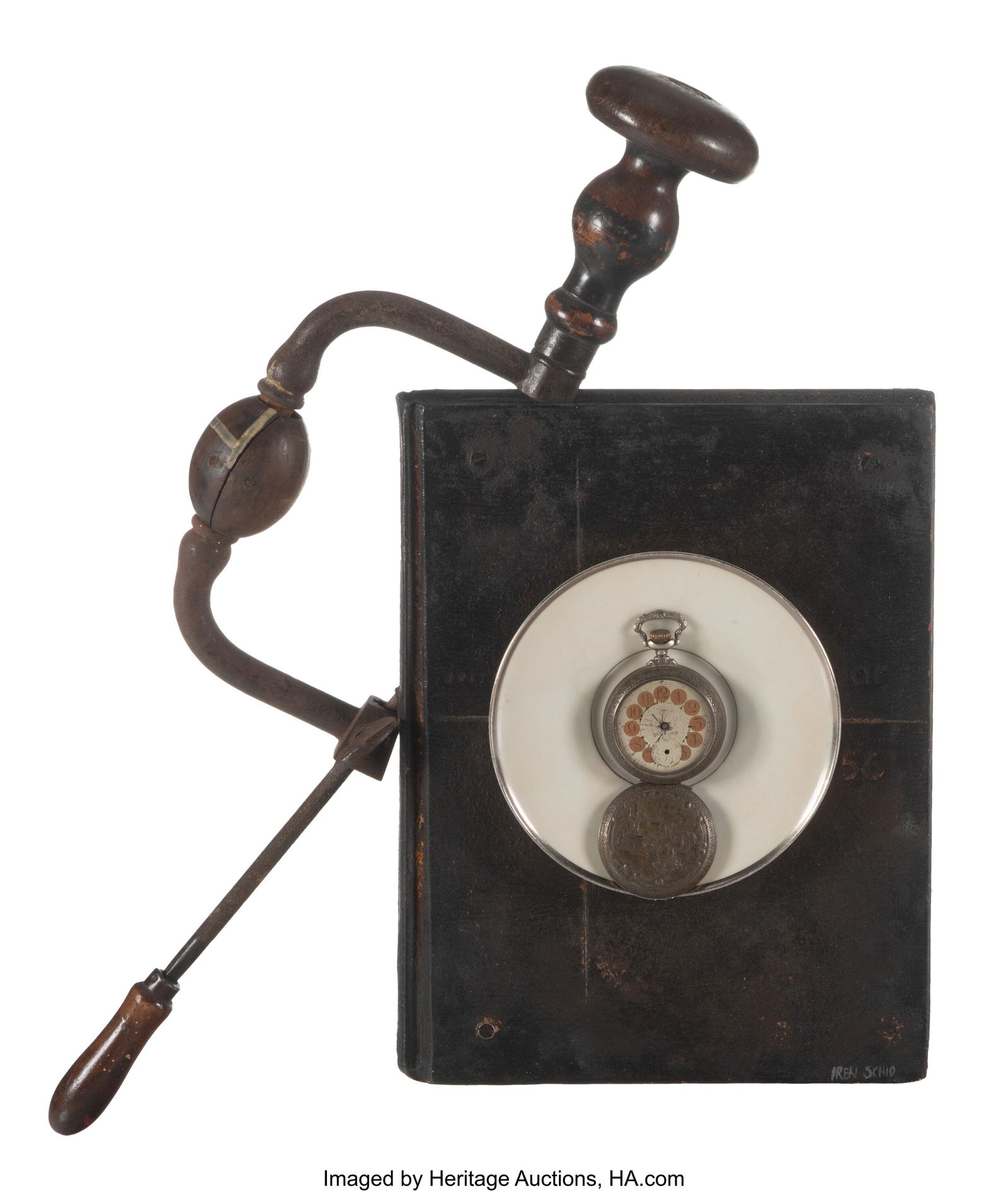 Iren Schio (b. 1952) Interrogation, 1998 Wood, s (1 of 2)