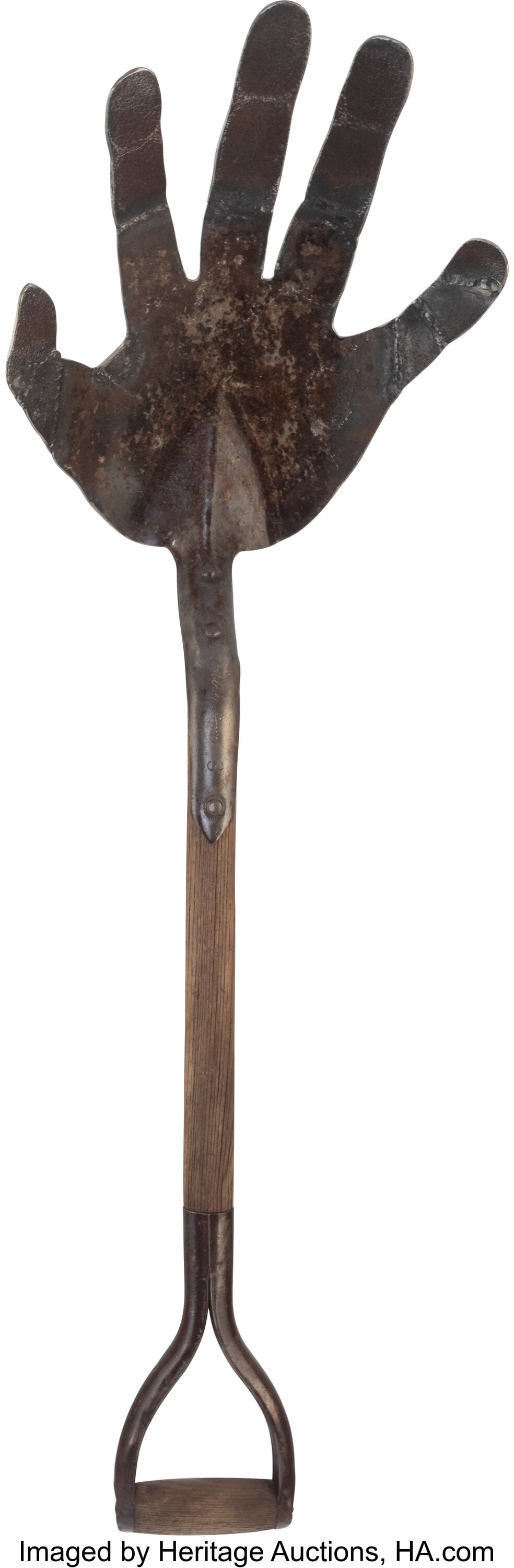 Gints Grinbergs (b. 1962) Handtool, 1996 Steel a: Gints Grinbergs (b. 1962) Handtool, 1996 Steel and wood 36 x 9 x 6 inches (91.4 x 22.9 x 15.2 cm) Signed: GINTS '96 Property From the