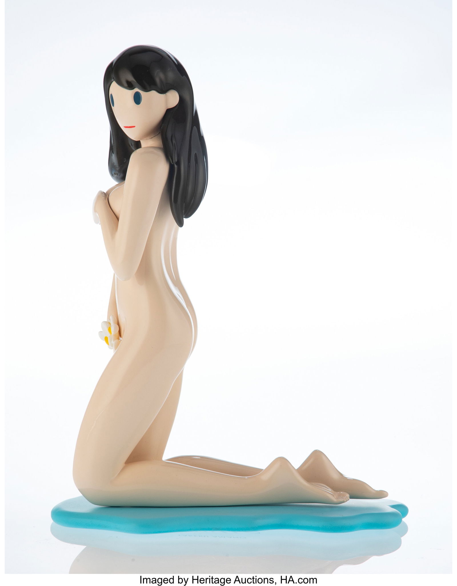 Takeru Amano (b. 1977) Venus, 2021 Painted cast: Takeru Amano (b. 1977) Venus, 2021 Painted cast resin 11-3/4 x 9-3/4 x 4 inches (29.8 x 24.8 x 10.2 cm) Ed. 9/300 Stamped and n