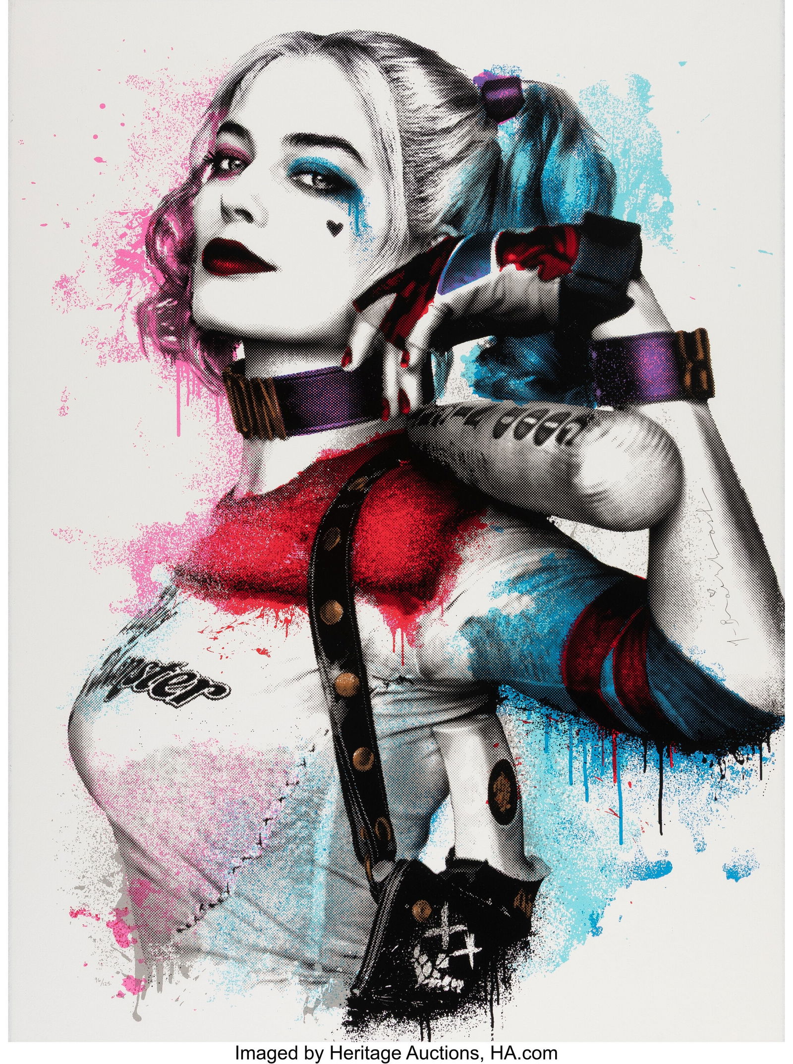 Mr. Brainwash (b. 1966) Harley Quinn (Suicide Sq (1 of 3)
