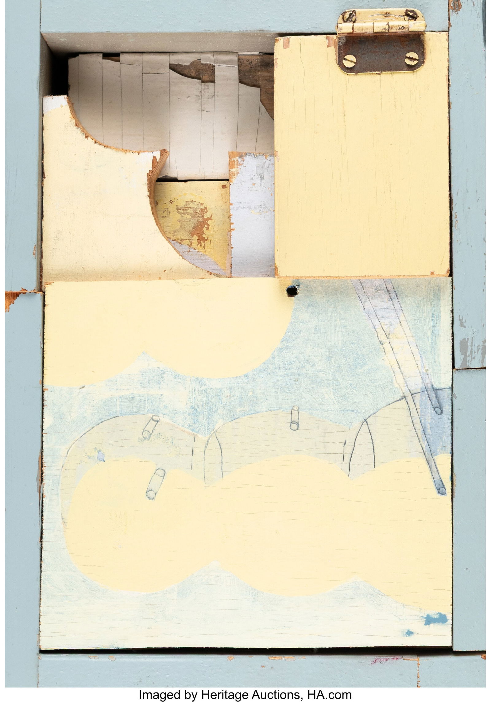 Nick Butcher (20th Century) Untitled Acrylic on: Nick Butcher (20th Century) Untitled Acrylic on wood 14-1/4 x 10-1/4 x 3-1/4 inches (36.2 x 26.0 x 8.3 cm) HID03101062020 © 2026 Heritage Auct