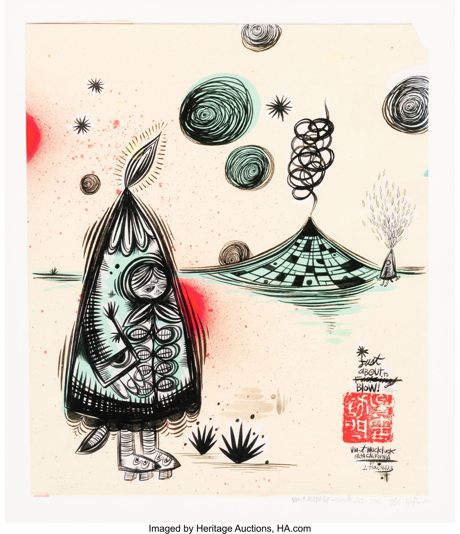 Thomas Campbell (b. 1969) Dust about to Blow!, 2: Thomas Campbell (b. 1969) Dust about to Blow!, 20003 Archival pigment print in colors on wove paper 16-1/4 x 13-3/4 inches (41.3 x 34.9 cm)