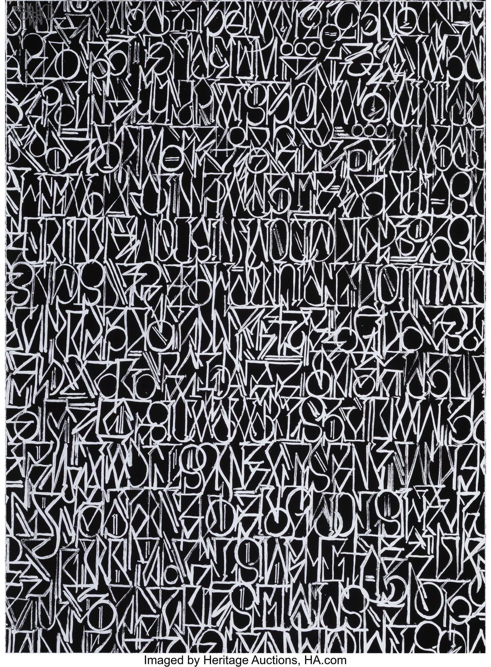 DEFER (20th Century) Def Syntax, 2022 Screenprin: DEFER (20th Century) Def Syntax, 2022 Screenprint on smooth wove paper 30 x 22 inches (76.2 x 55.9 cm) (sheet) A.P. Signed and dated in