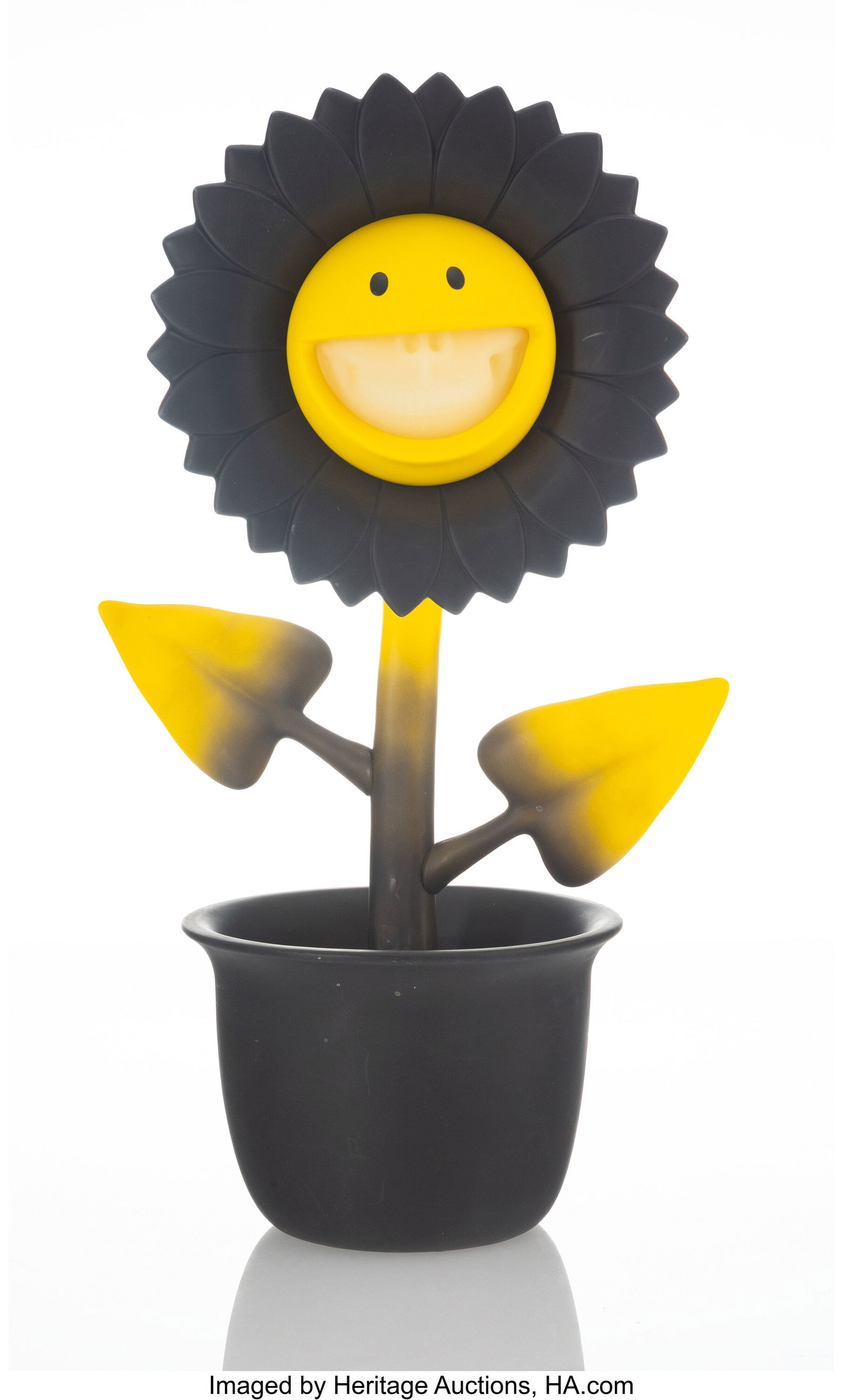 Ron English (b. 1959) Shocking Sunflower: Smiley (1 of 3)
