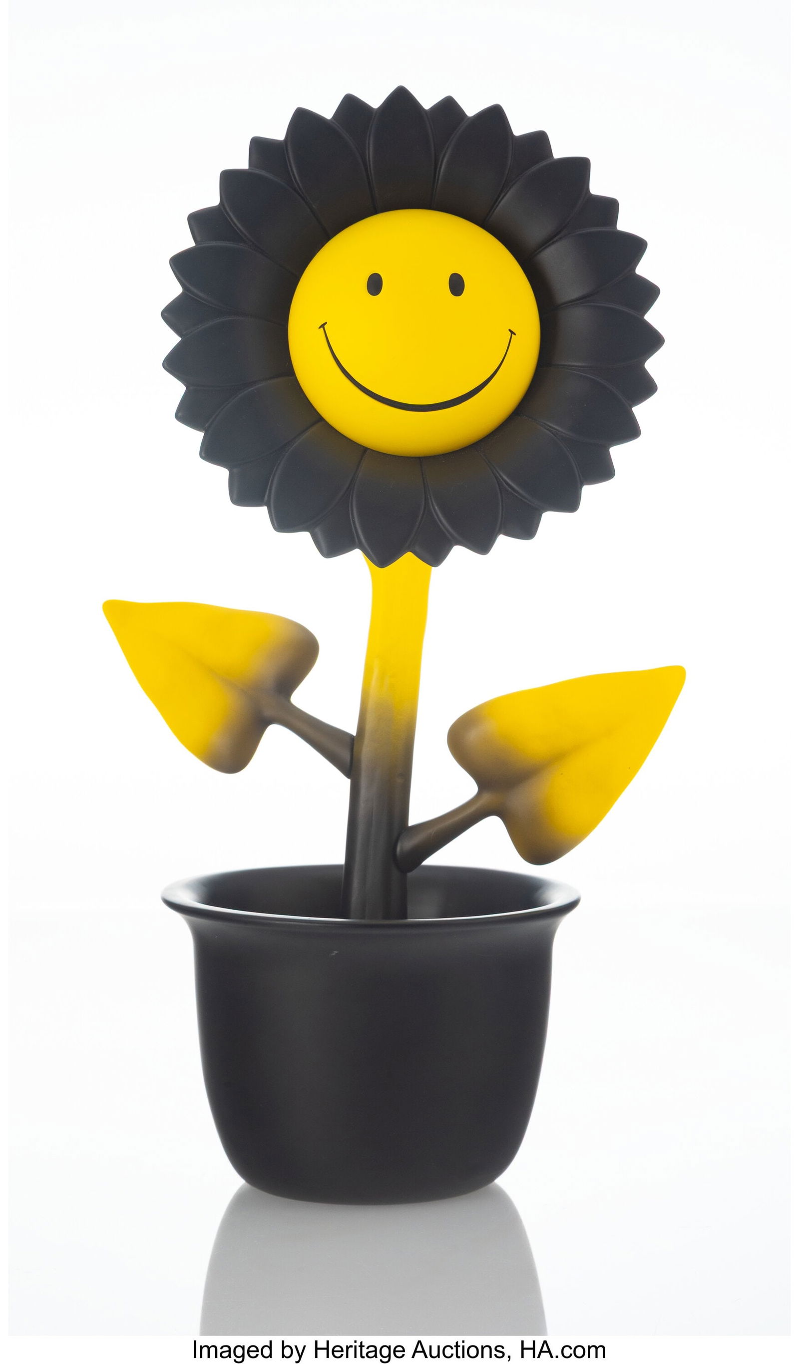 Ron English (b. 1959) Shocking Sunflower: Smiley (1 of 3)