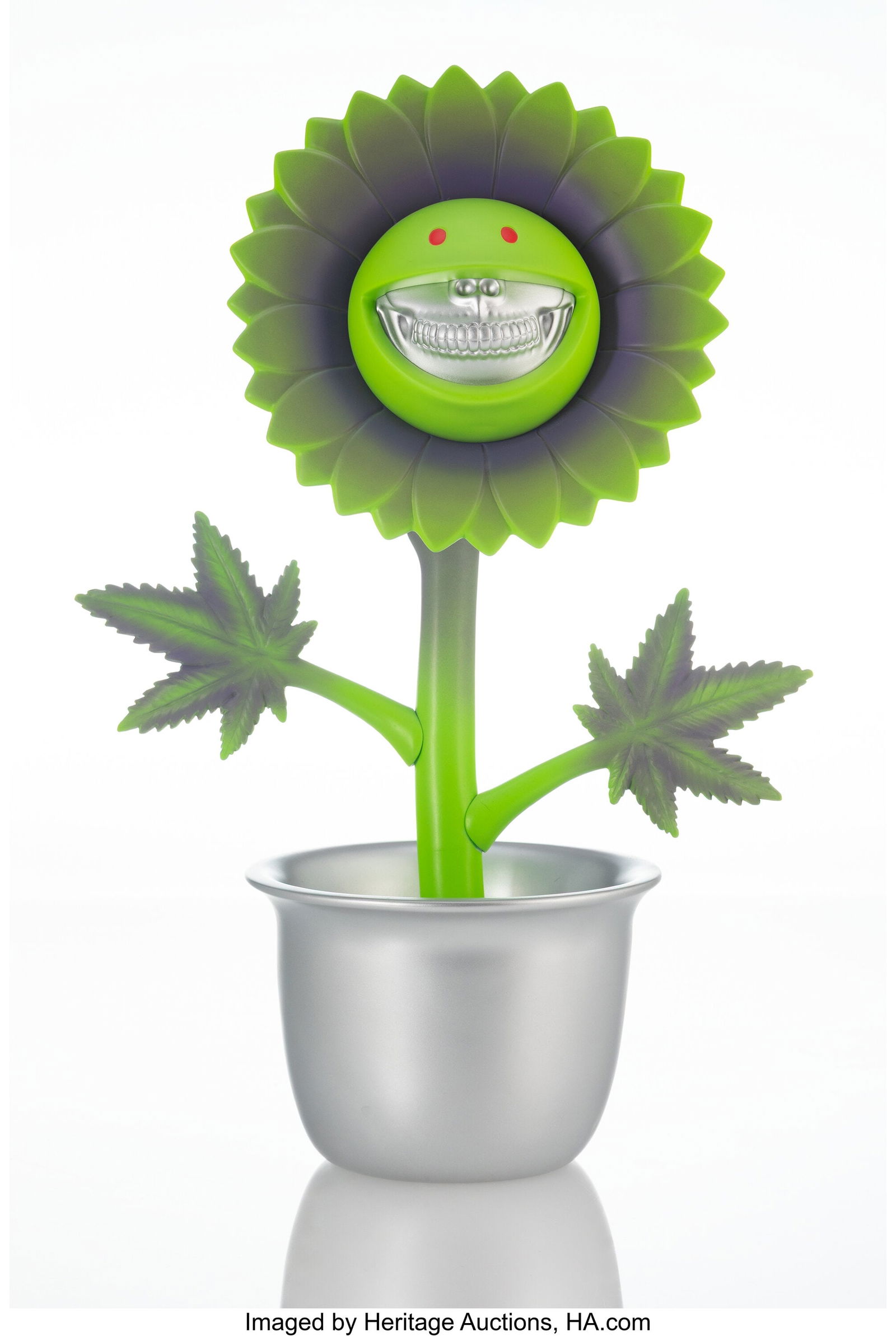 Ron English (b. 1959) Shocking Sunflower: Silver (1 of 3)