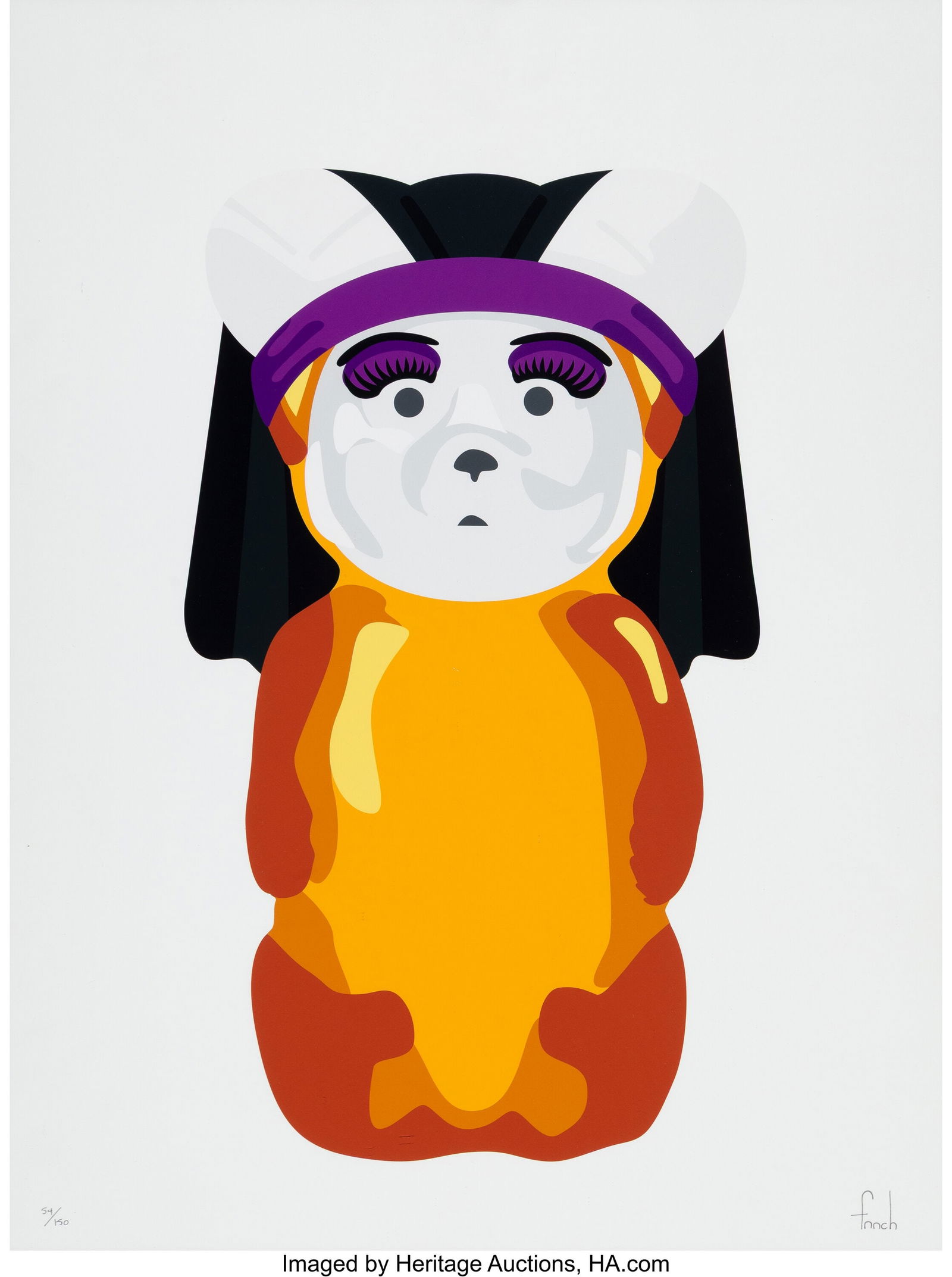 Fnnch (b. 1986) Sister Bear, 2021 Archival pigme: Fnnch (b. 1986) Sister Bear, 2021 Archival pigment print on 100% cotton 300gsm Archival Cotton Rag fine art paper 24 x 18 inches (61.0 x 45.7 cm)