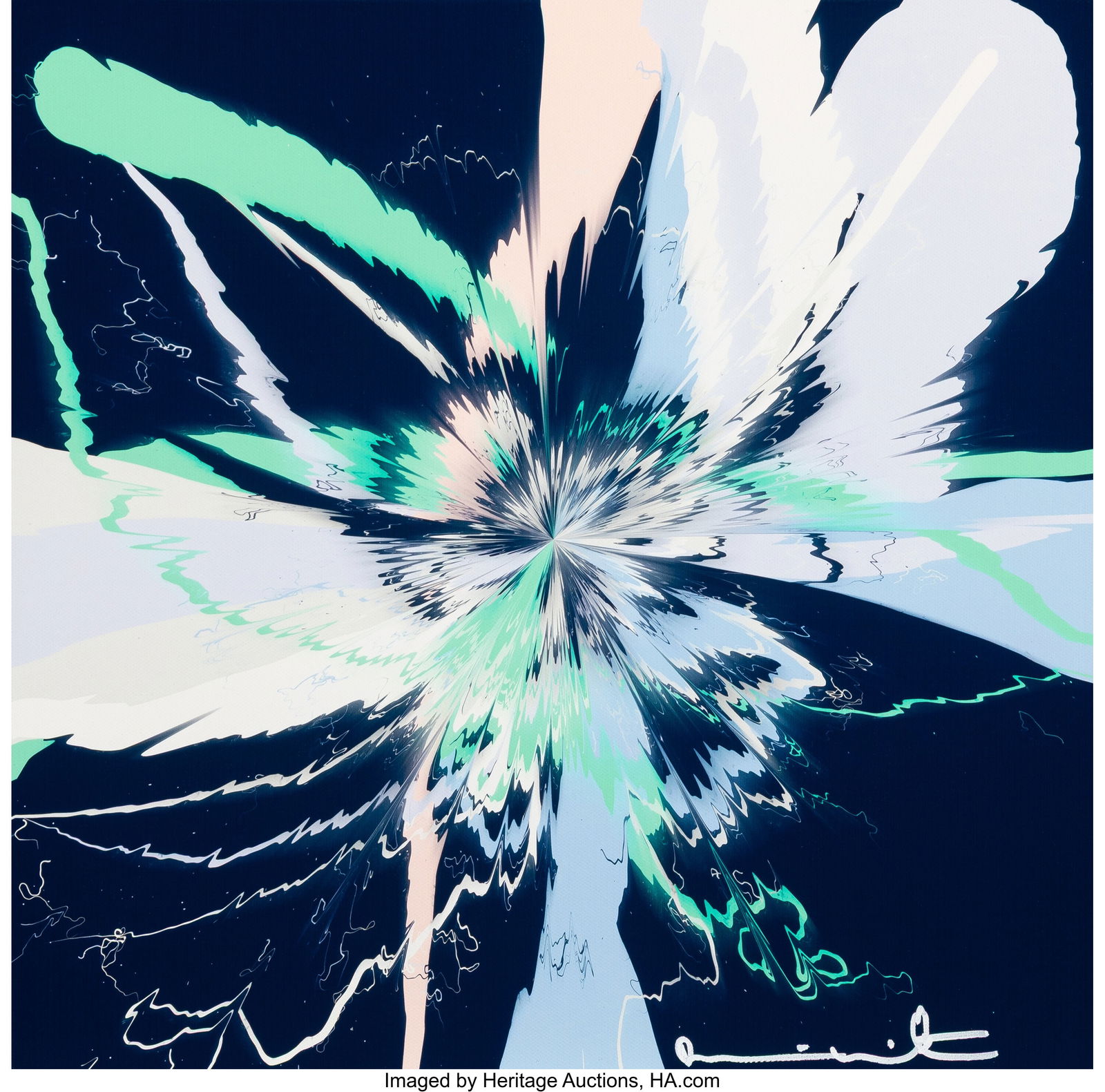 Damien Hirst (b. 1965) Beautiful, Delightfully S: Damien Hirst (b. 1965) Beautiful, Delightfully Short, Equally Marvellous, Very Disagreeable, Ineffably Developed, Complete and Delicate Supernova Paintin