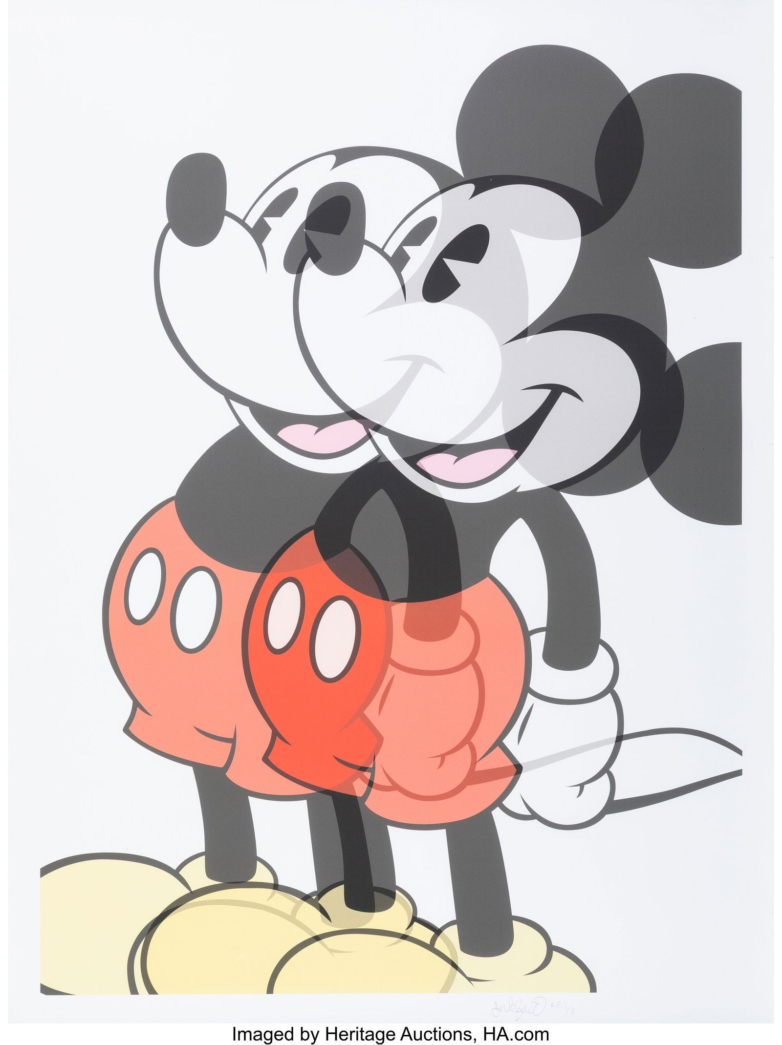 Jerkface (b. 1982) Double, 2017 Giclée print in (1 of 1)